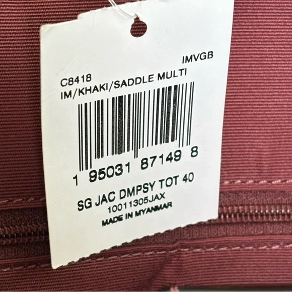 NWT COACH C8418 Dempsey Tote 40 In Signature Jacquard Stripe & Patch Bag Purse - Picture 12 of 17